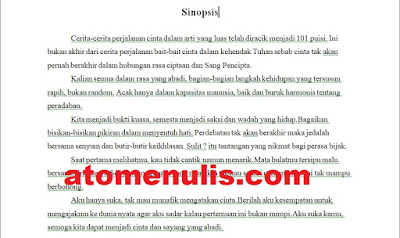 Cara Menulis Sinopsis Naskah Buku Dengan Mudah