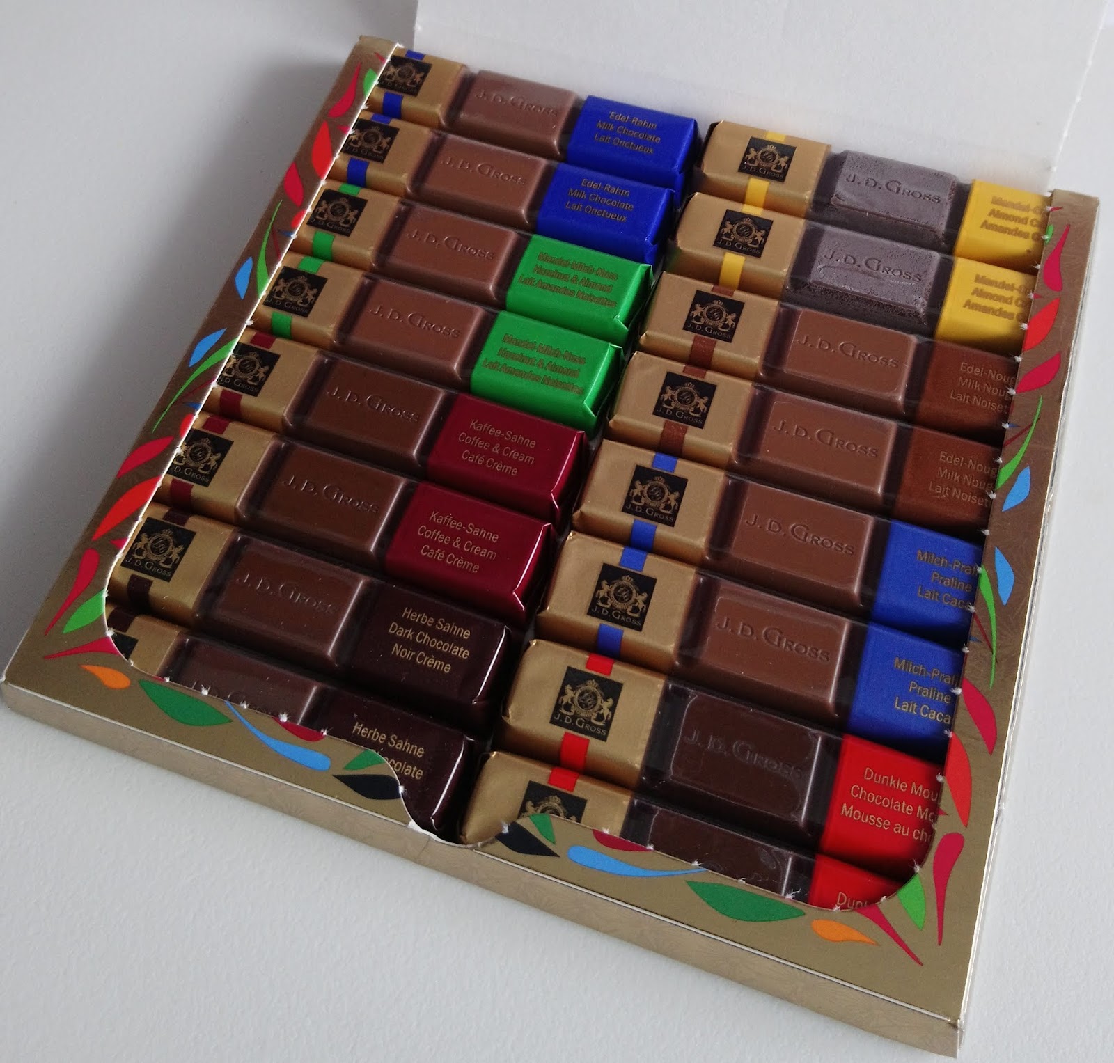 Chwile zasłodzenia J.D. Gross Selection Chocolat EdelRahm / Milk