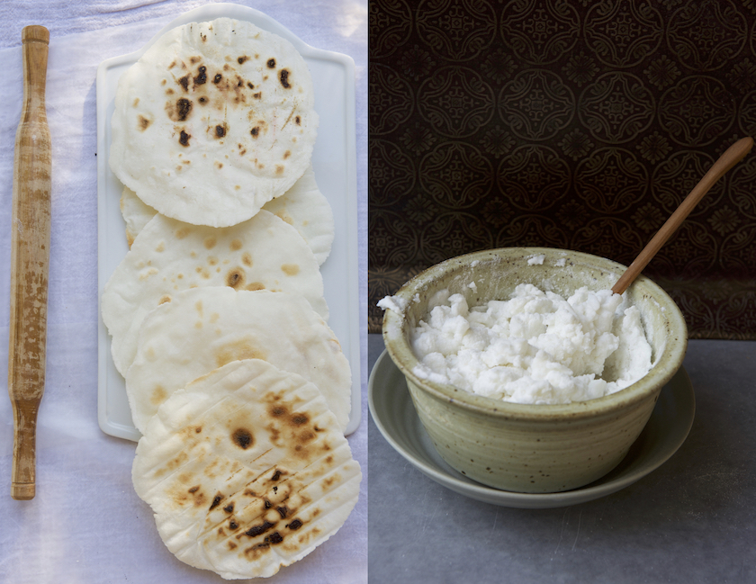 Foodwanderings Rice Bakhri; Indian Rice Flour Flat Bread & An Article