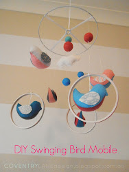 mobile bird diy swinging miss