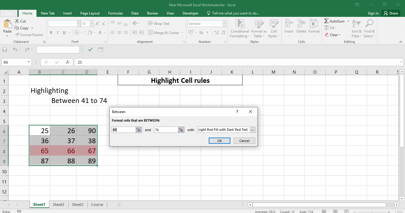 excelintoexcel: conditional formatting | Chapter 1 | greater than