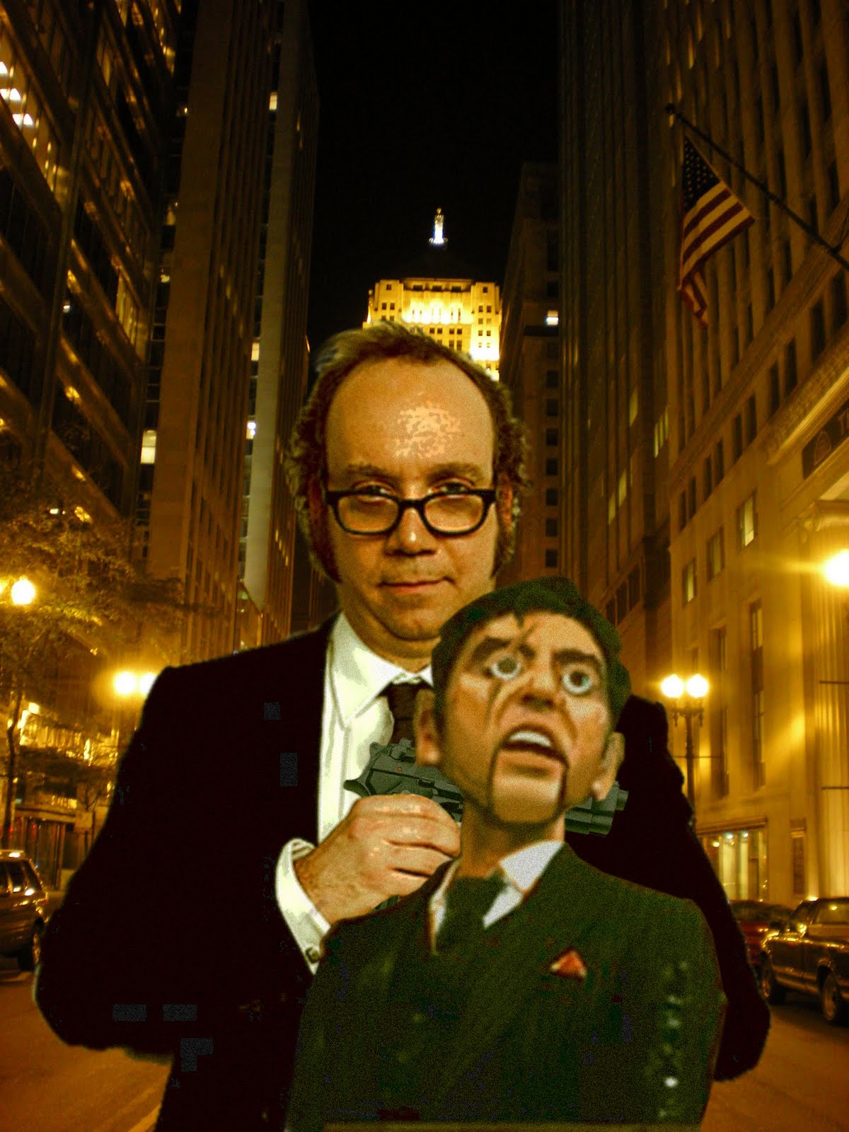 Starving Comicbook artist from mars The Ventriloquist and Scarface