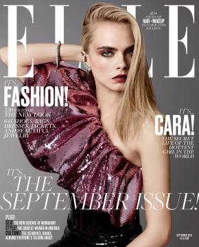 Cara Delevingne ELLE Magazine September 2016 Cover - FHM Fanatics