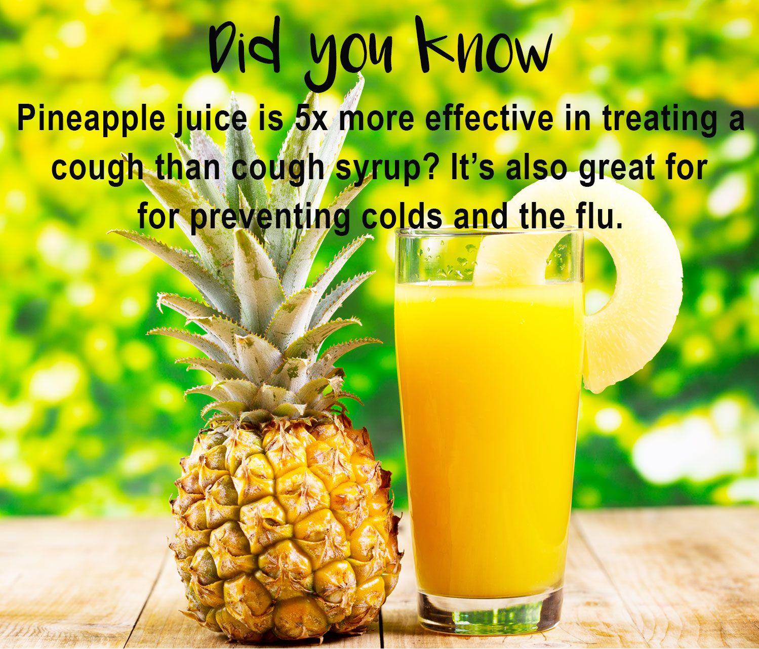 Effectiveness & Role Of Pineapple Juice In Cough Relief!