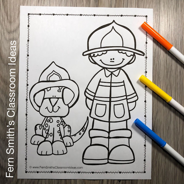Click here to download this Fire Safety Coloring Pages Coloring Fun Coloring Book for YOUR CLASSROOM today!