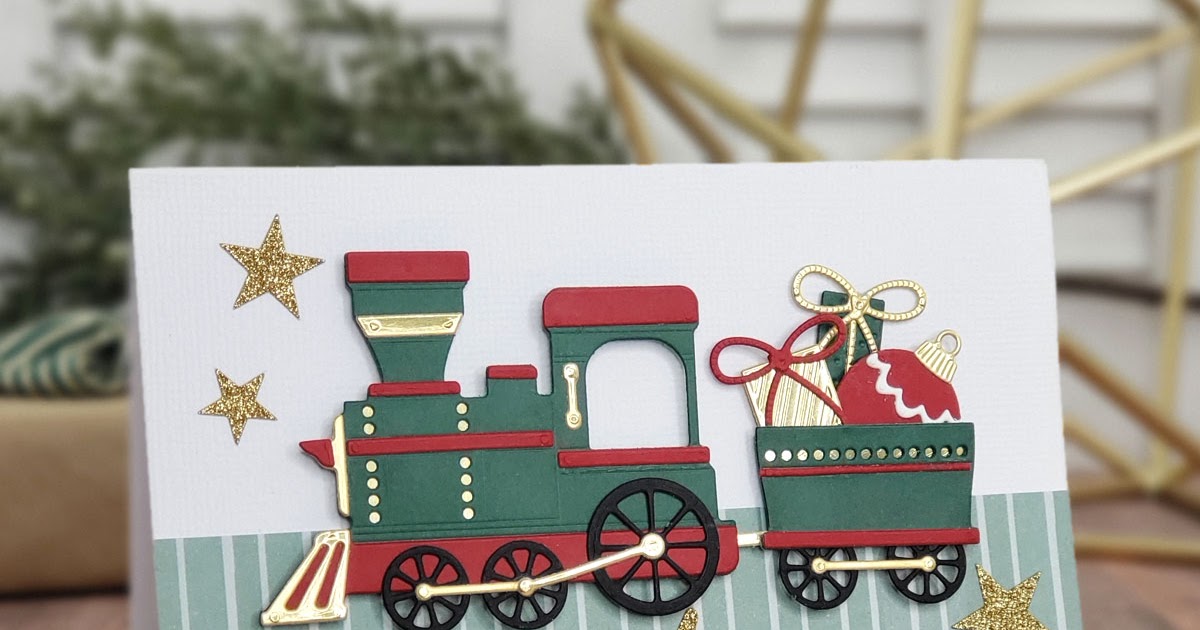 Spellbinders All Aboard Christmas Kit - Train Die