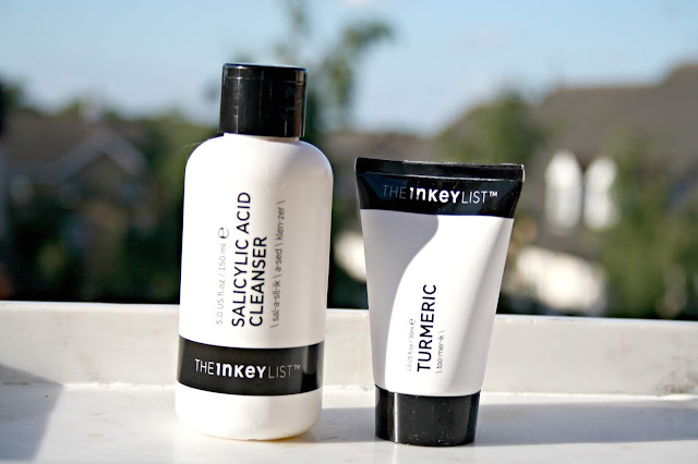 The Inkey List Salicylic Cleanser and Tumeric Moisturiser