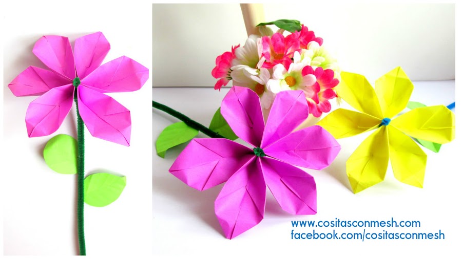 Cosas bonitas: Flores de papel para decorar
