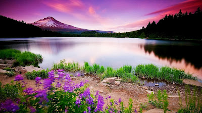 Colorful Lake Mountains Full HD Nature Wallpapers Free Downloads For Laptop PC Desktop Backgrounds