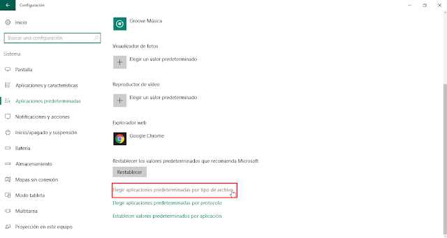 Elegir un programa predeterminado para abrir archivos Elegir un programa predeterminado para abrir archivos