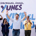 Yunes Márquez, visitó  San Juan Evangelista y Sayula de Alemán.   