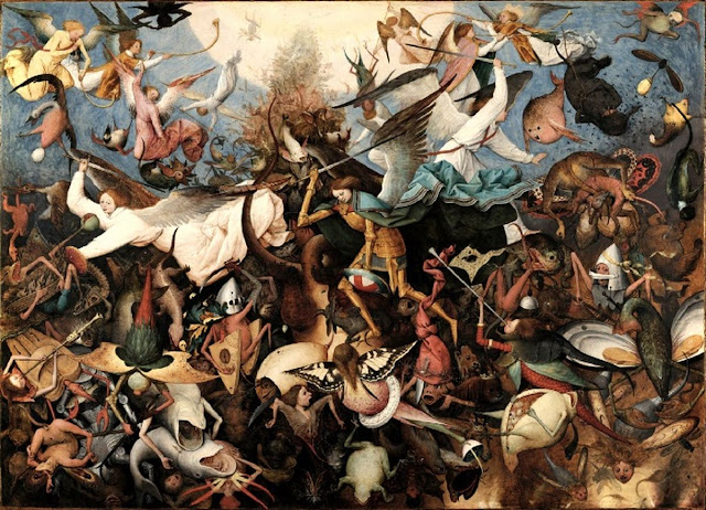 Питер Брейгель Старший. «Падение мятежных ангелов». (1562 год). Королевский музей изящных искусств, Брюссель.
