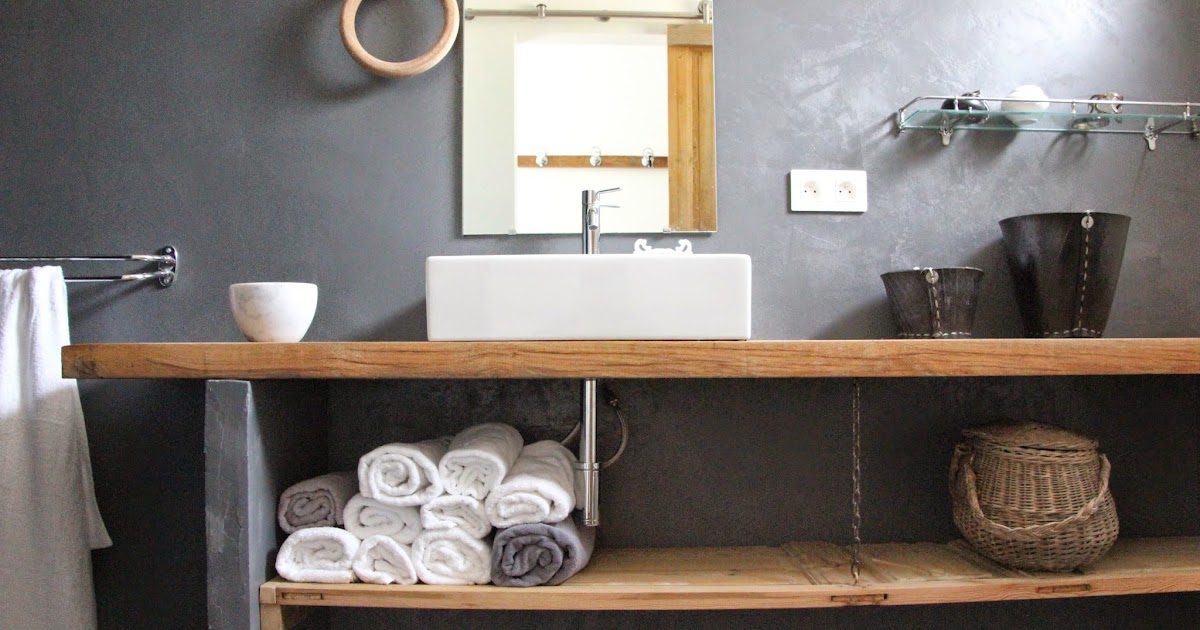 regardsetmaisons Ma nouvelle salle de bain de béton et de regardsetmaisons Ma nouvelle salle de bain de béton et de
