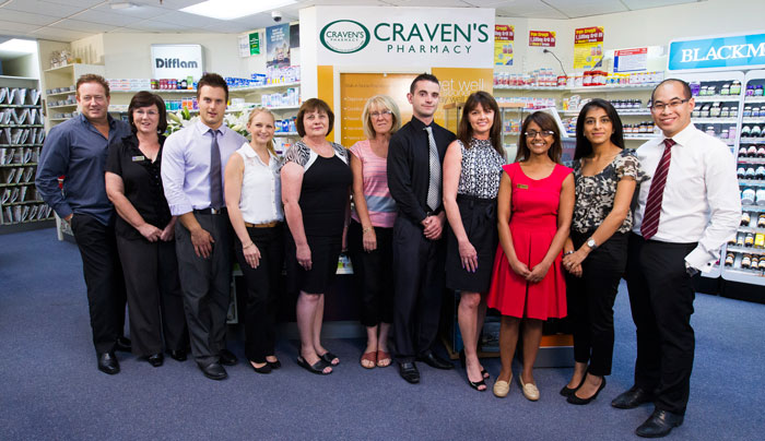 Craven’s Pharmacy- Health check up