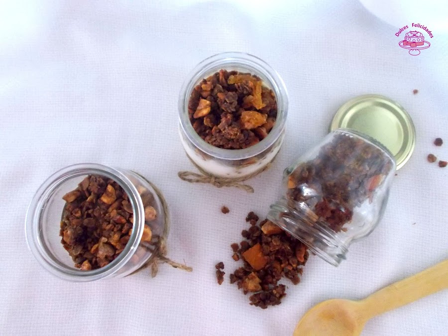 Granola casera de frutos secos