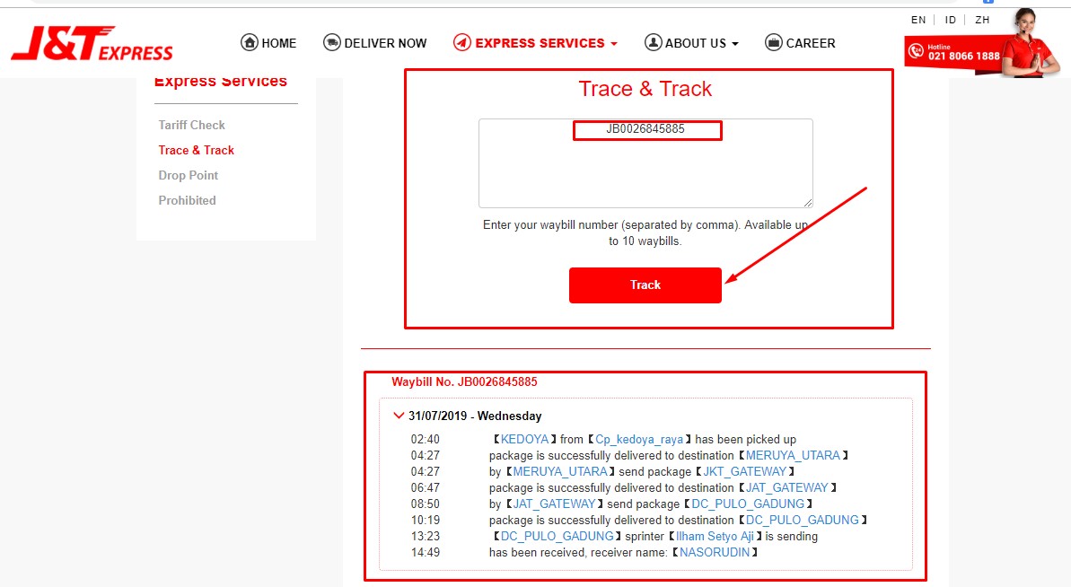 Cek Resi Jasa Cargo Makharyacargo Jasa Ekspedisi By Nct