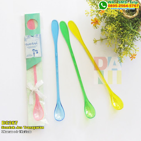 Sendok Jus Transparan