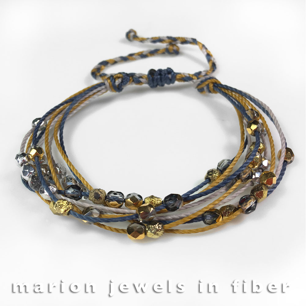 Marion Jewels in Fiber News and Such Multi Strand Bracelets