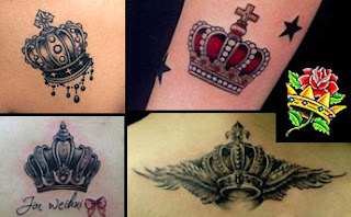 Tatuagens de coroa pequenas