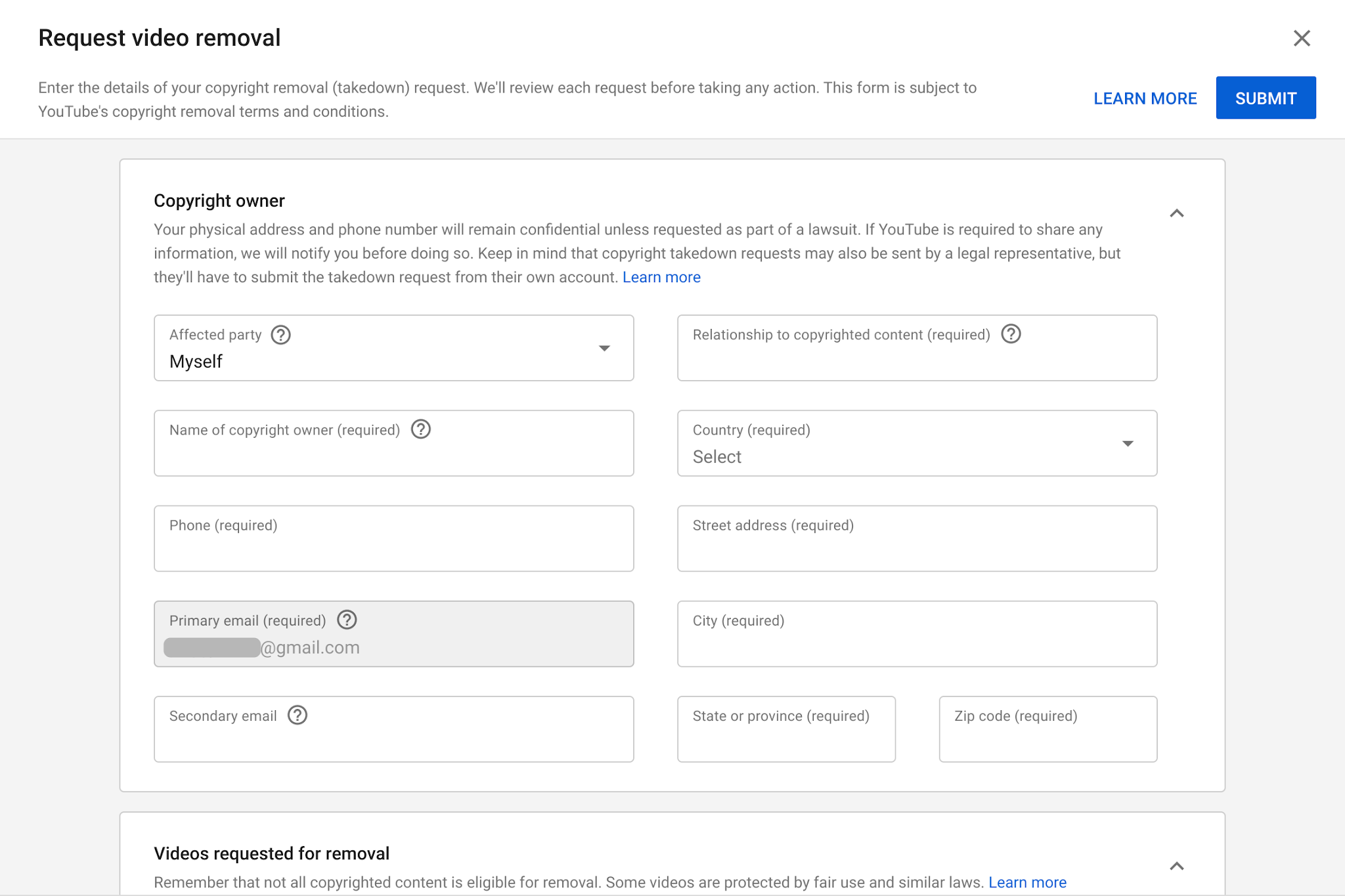 How to use the YouTube Copyright Match Tool