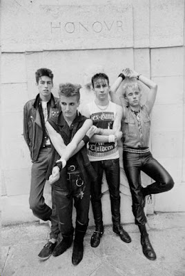 Early 80s post punk band Sex Gang Children photo  by Erica Echenberg
