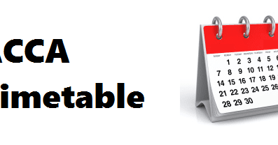 Acca Exam Dates For March 2020 June 2020 September 2020