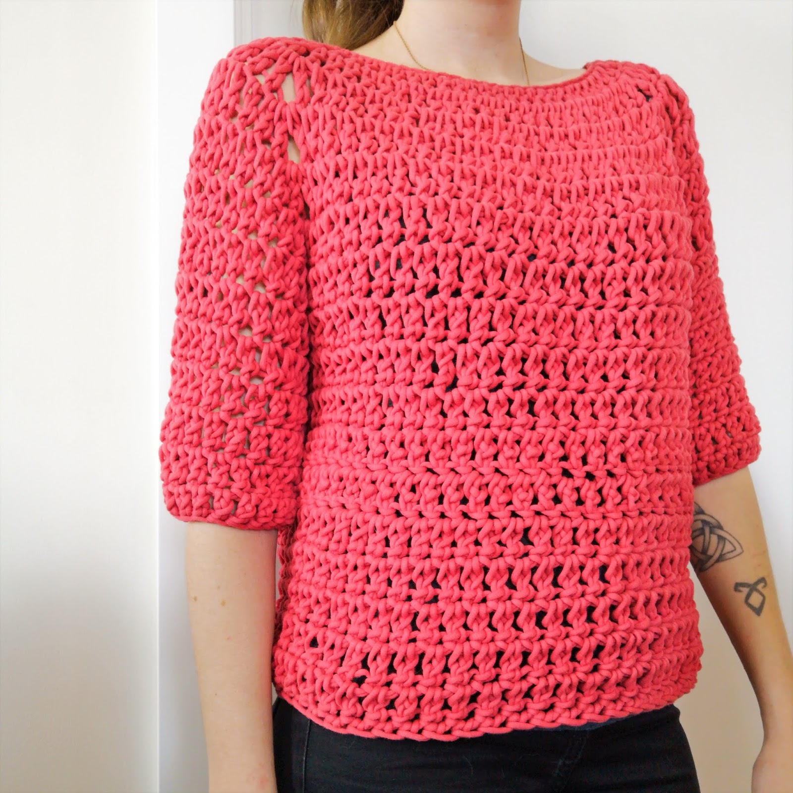FREE Crochet Pattern~Spring Fling Tee — Knotty Gurl Crochet