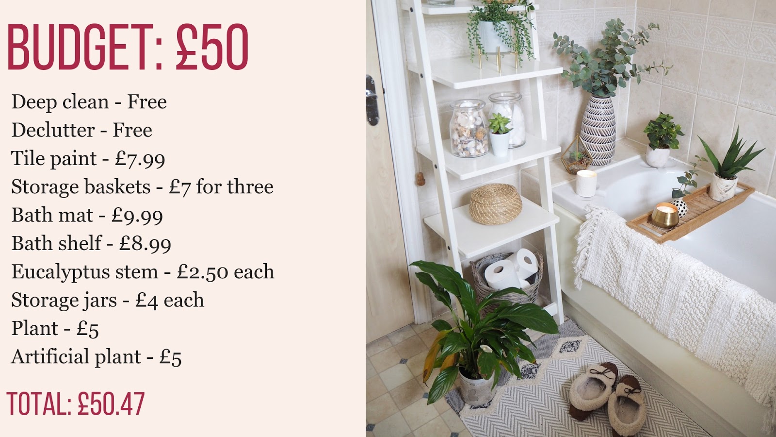 Bathroom Updates For Every Budget From Just 50 Dove Cottage