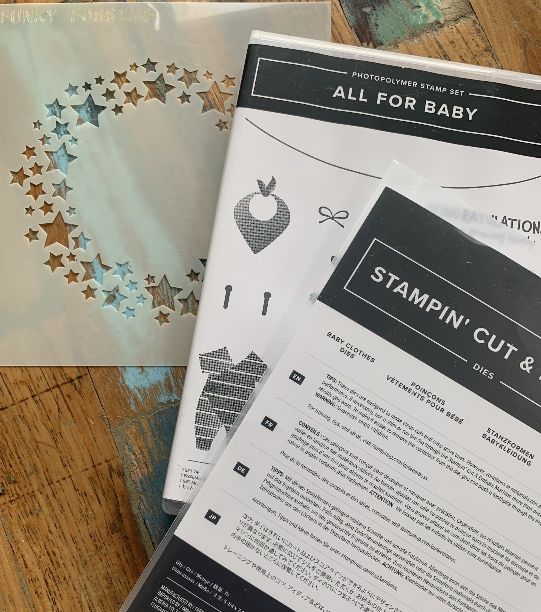 A Crafting Niche Stampin' Up "All for the baby bundle" Baby Card