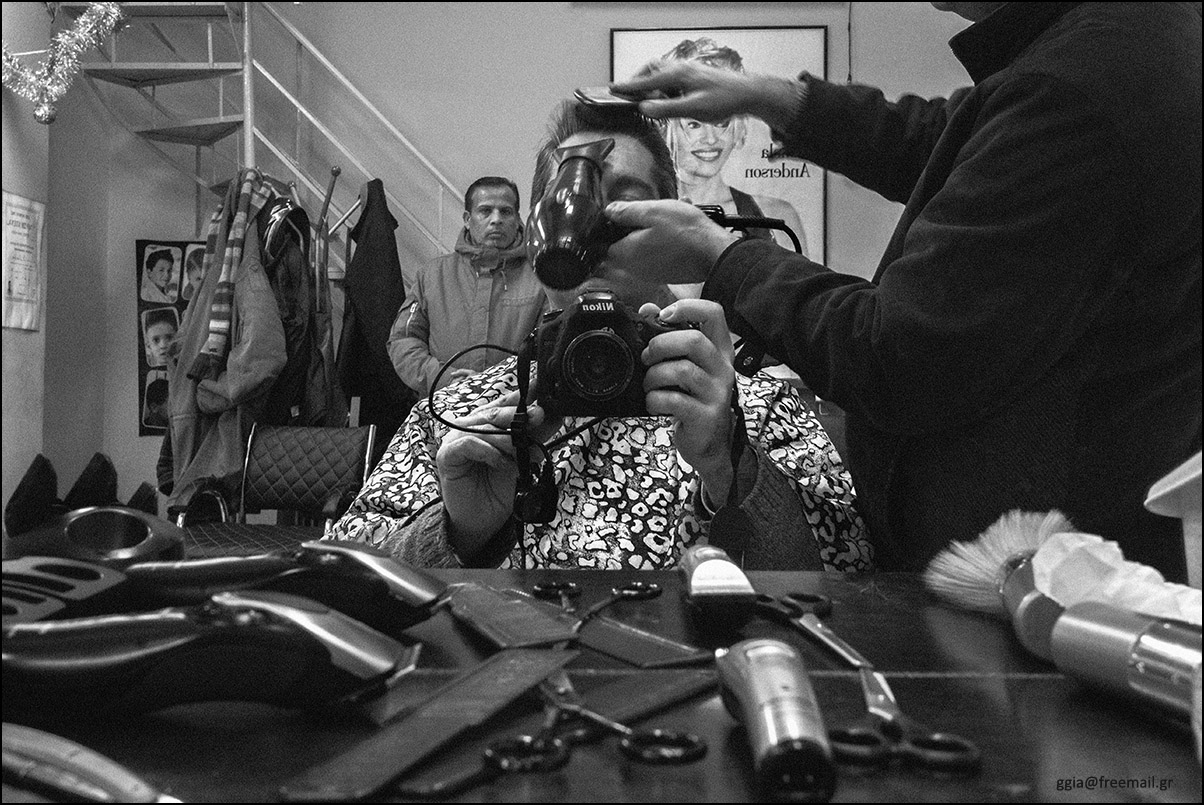 eggs.in.art.english 27 January 2017 Haircutselfie, Kypseli, Athens