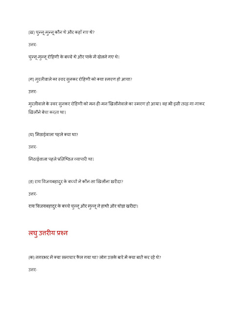 CBSE NCERT Solution For Class 7 Hindi Chapter 5 मिटाइवाला Concept Acadme | conceptacadme.blogspot.com | 11