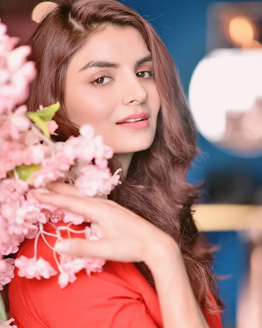 Anveshi Jain Sizzles in Red - Social Media