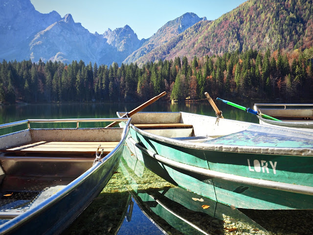 Laghi di Fusine (jezera Fusine) - oblast regionu Friuli-Venezia Giulia, pohraničí Itálie-Rakousko-Slovinsko