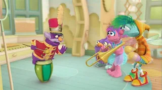 Abby's Flying Fairy School Fairy Face the Music, Morty the Musical Muse, Abby Cadabby Blögg Gonnigan, Sesame Street Episode 4317 Figure It Out Baby Figure It Out season 43