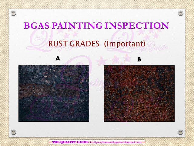 bgas cswip, Rust Grade A/B nace level 1 and nace level 2 cathodic protection testing Rust Grade slides