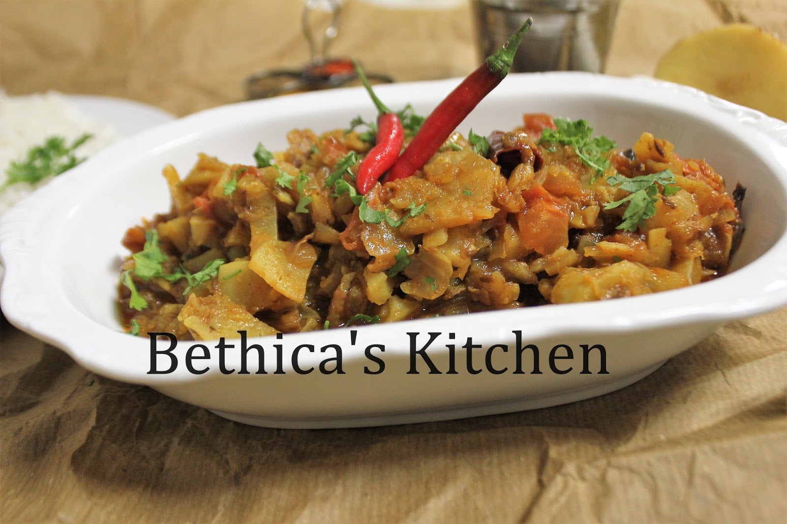 Bethica's Kitchen Flavours Thechwani (Radish Potato Curry Garhwali