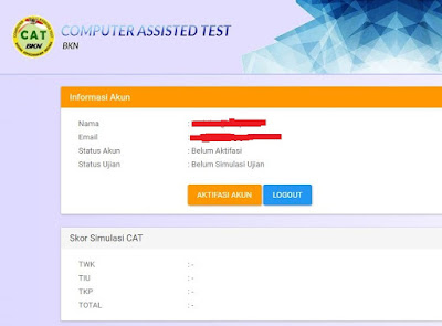  CAT atau Computer Assisted Test ialah sebuah metode seleksi yang dipakai dalam proses  Cara Registrasi Akun Simulasi CAT BKN   