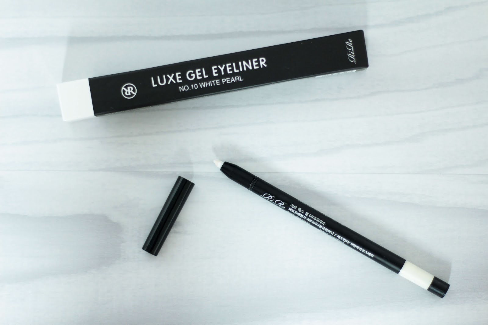 Ri_Re luxe gel eyeliner no 10 white pearl