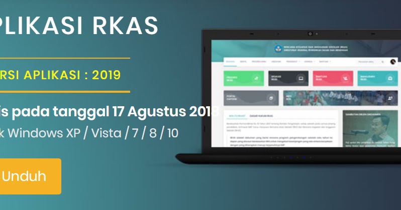 Download Aplikasi Rkas Bos Tahun 2019 versi 1.16 Mbah Guru