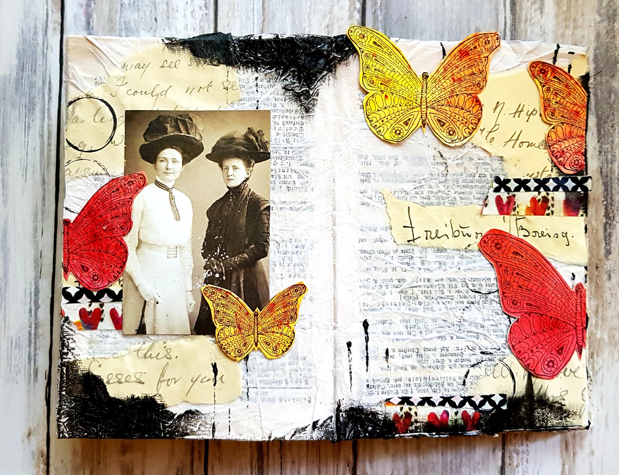 Altered Book Lover: Making paste papers: a tutorial