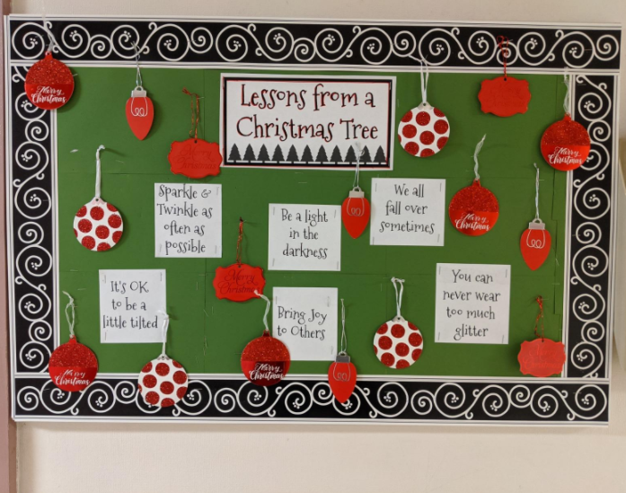 Nyla's Crafty Teaching Christmas Themed Classroom Bulletin Boards