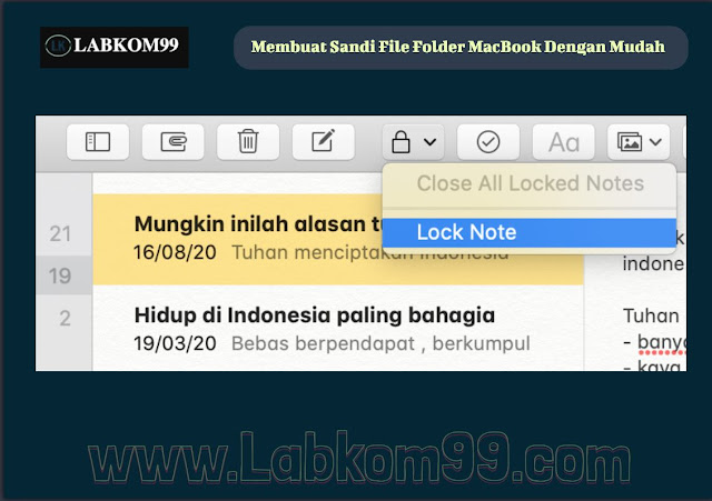 Membuat Sandi File Folder MacBook Dengan Mudah Membuat Sandi File Folder MacBook Dengan Mudah