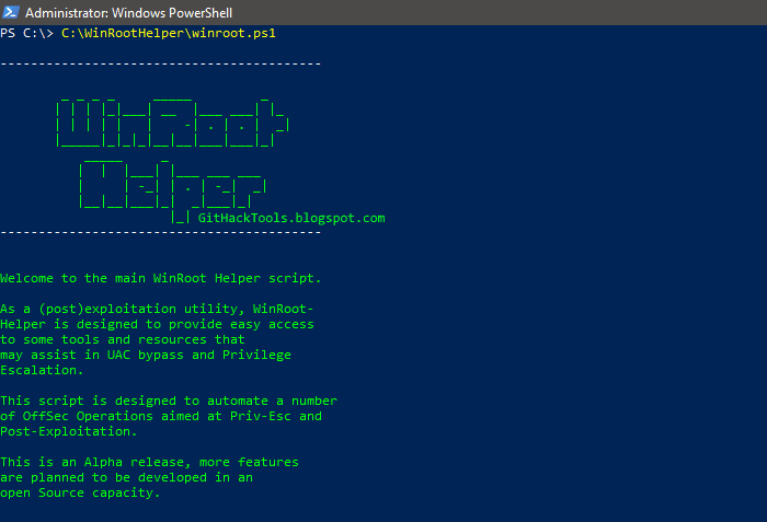 WinRootHelper: Windows Privilege Escalation PowerShell scripts