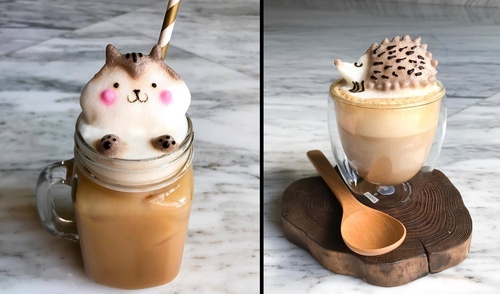 00-Daphne-Tan-3D-Coffee-Latte-Creature-Designs-www-designstack-co