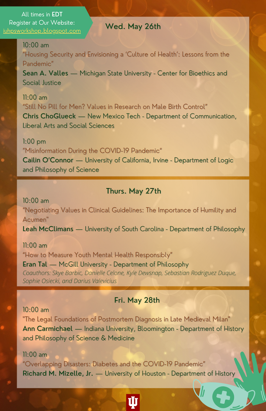 Workshop Schedule Workshop Schedule