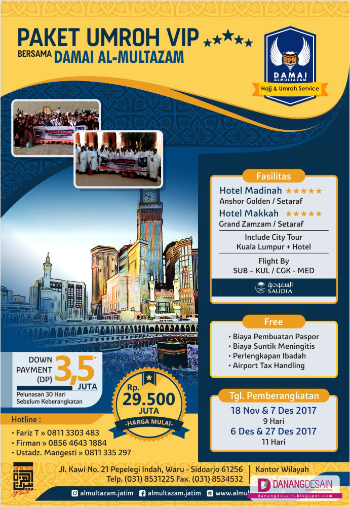 Contoh Desain Brosur Haji & Umroh Contoh Desain Banner Contoh Desain Brosur Haji & Umroh Contoh Desain Banner