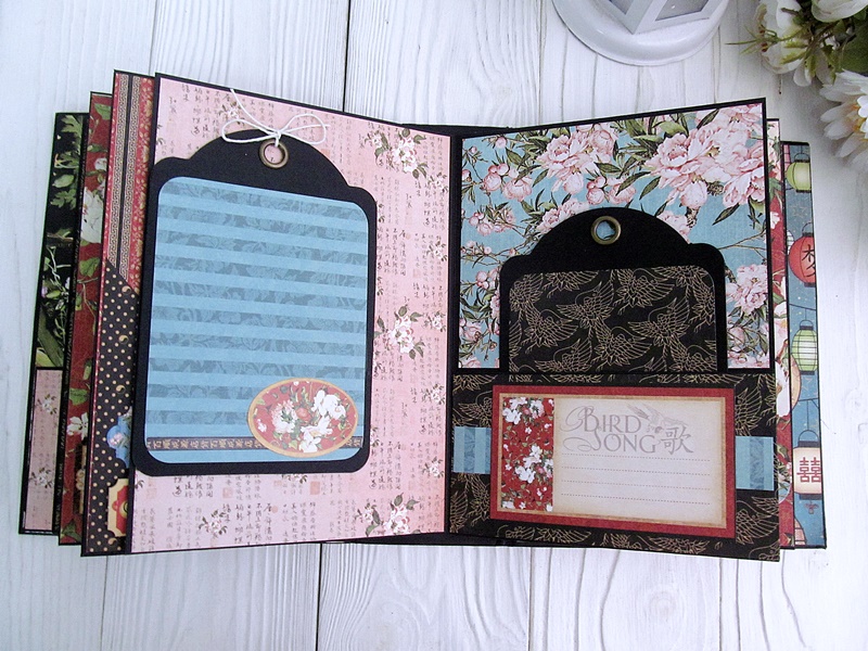 Kalalayaa's Art Stuido Graphic 45 Bird song scrapbook album