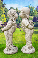 Estatuas de niños para el jardín