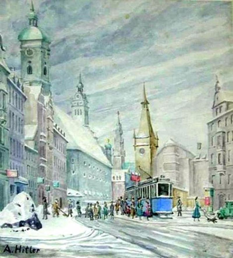 Adolf Hitler Original Paintings