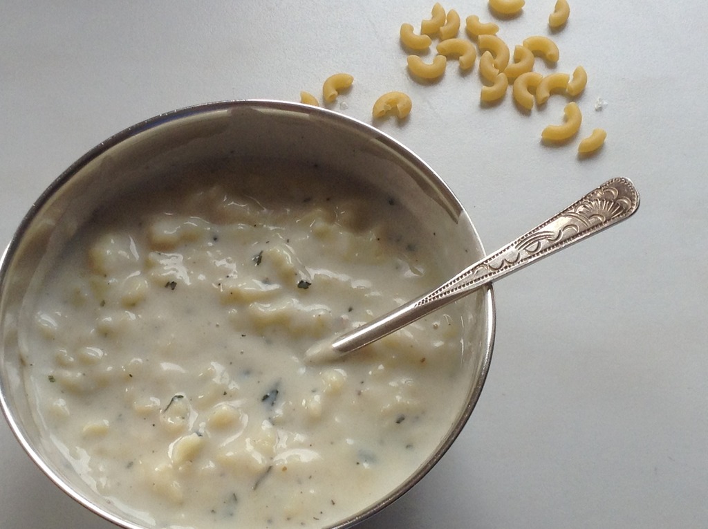 Cooking With Swapna Pasta in white sauce for babies